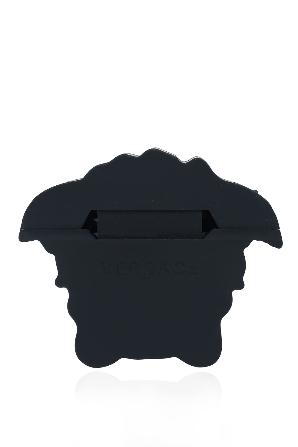 VERSACE AirPods ケース Versace La Medusa Airpods Case Black in Silicone - US